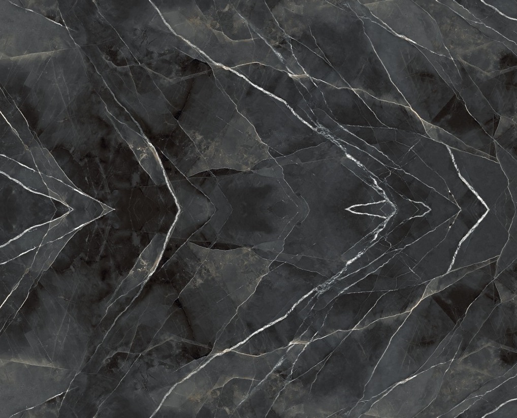 Laminam Diamond Callacatta Black Starlit küchenarbeitsplatte aus Keramik nach Maß, Schwarz – Poliert