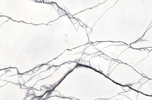 Badezimmerarbeitsplatte aus weißer Keramik Florim Marble Breach  - Poliert