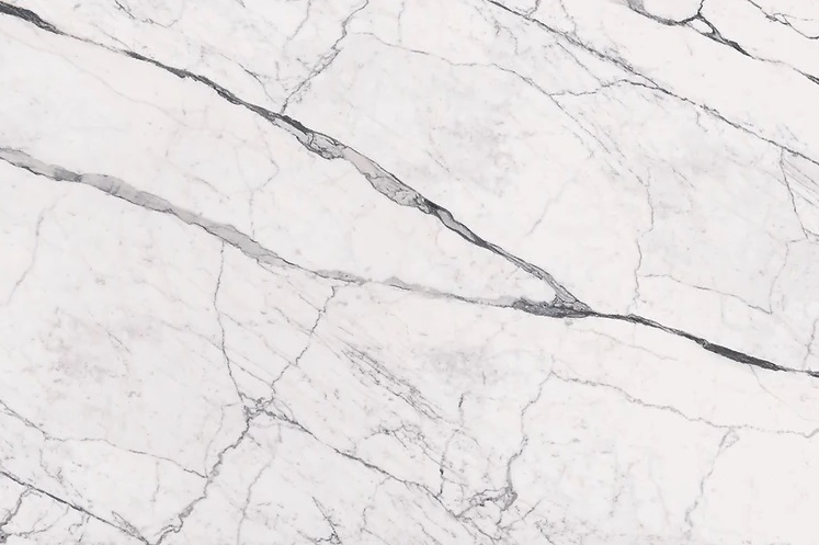 Badezimmerarbeitsplatte aus weißer Keramik Florim Marble Eternal White - Poliert