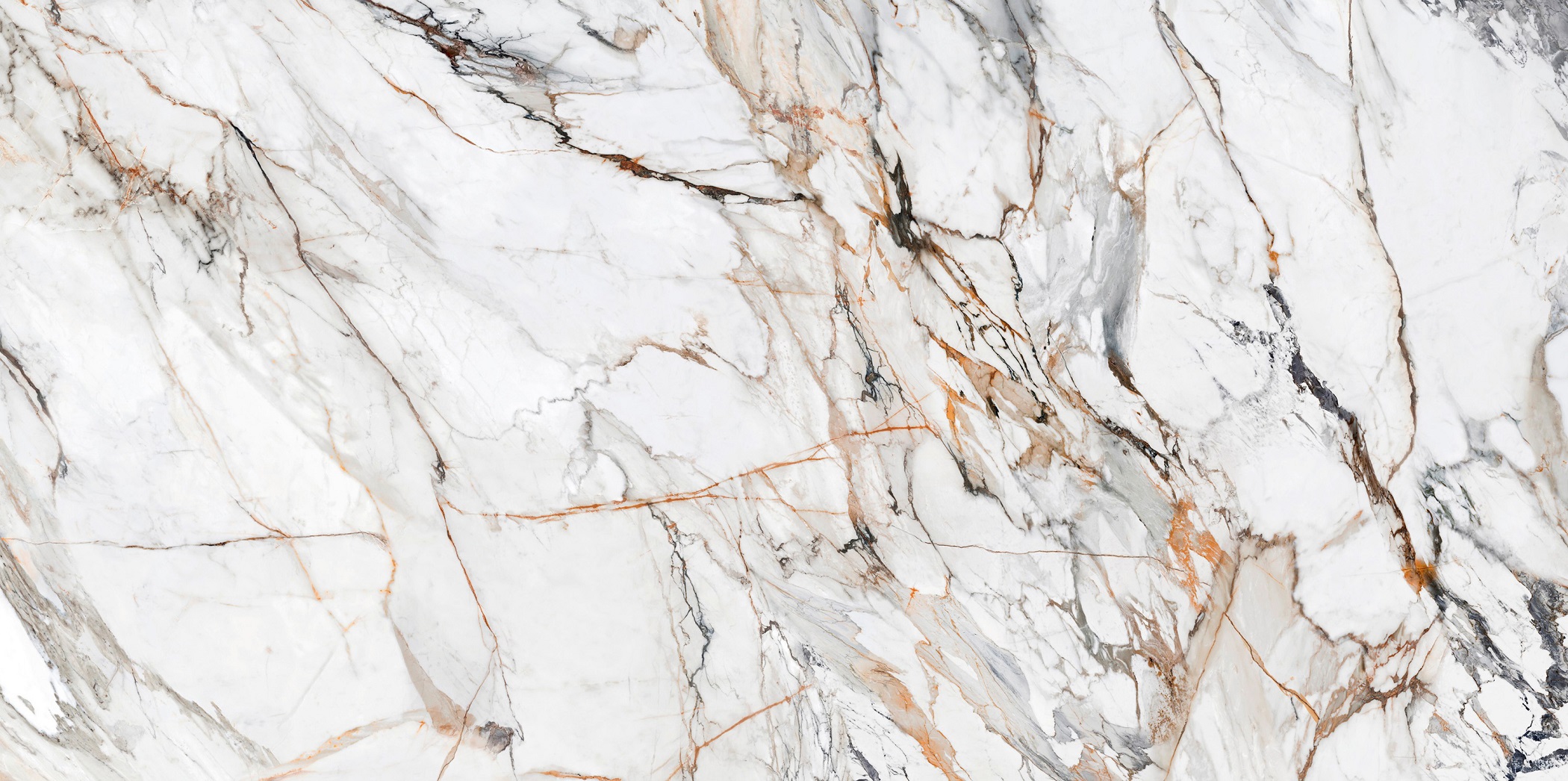 Neolith Calacatta Luxe küchenarbeitsplatte aus Keramik nach Maß, Weiß – Poliert