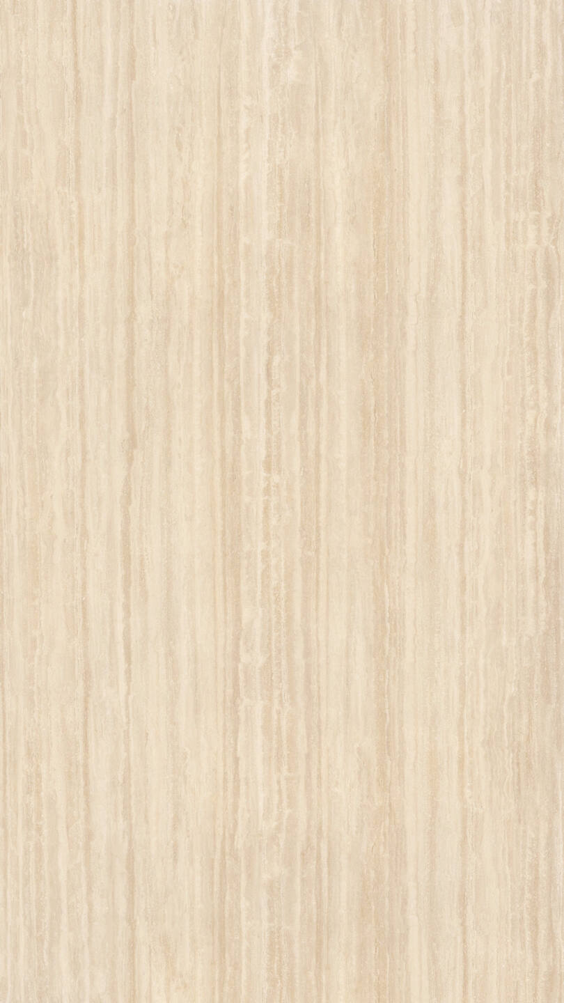 Franko Travertino Naturale küchenarbeitsplatte aus Großkeramikplatte, Braun – Matt