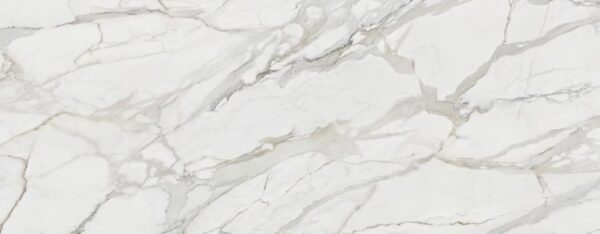Badezimmerarbeitsplatte aus weißer Keramik Dekton Morpheus - Velvet