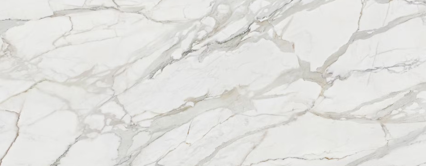 Badezimmerarbeitsplatte aus weißer Keramik Dekton Morpheus - Velvet