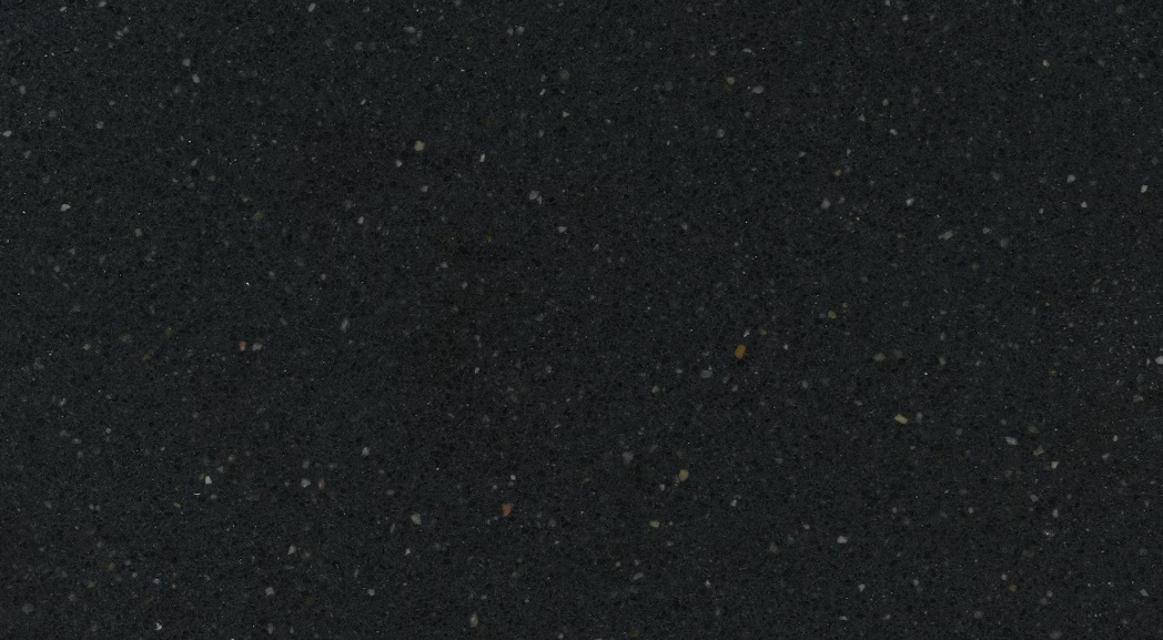 Silestone Night Tebas küchenarbeitsplatte aus Konglomerat nach Maß, Schwarz – Suede