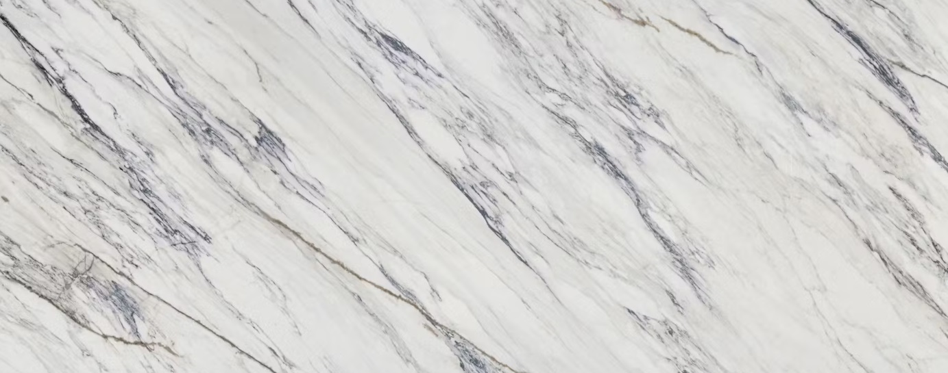 Badezimmerarbeitsplatte aus grauer Keramik Dekton Trance - Poliert
