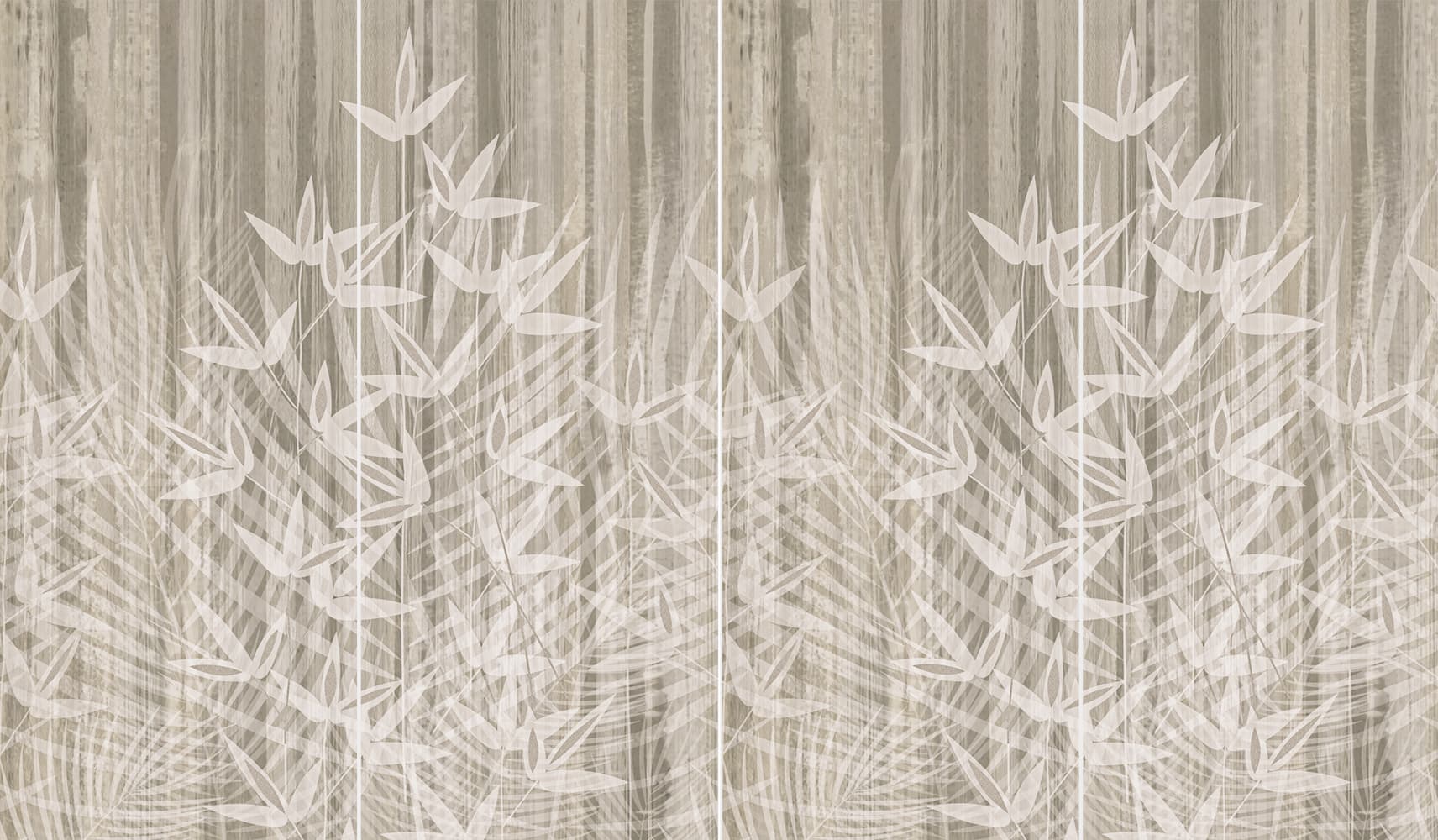 Großformatfliese Ava Imagine Shadow Leaves 120x280cm 6mm