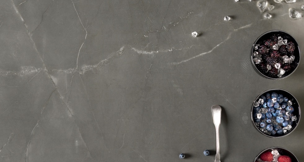 Großkeramikplatten 320 x 160 cm Franko Alaska Grey für Arbeitsplatte und Verkleidung