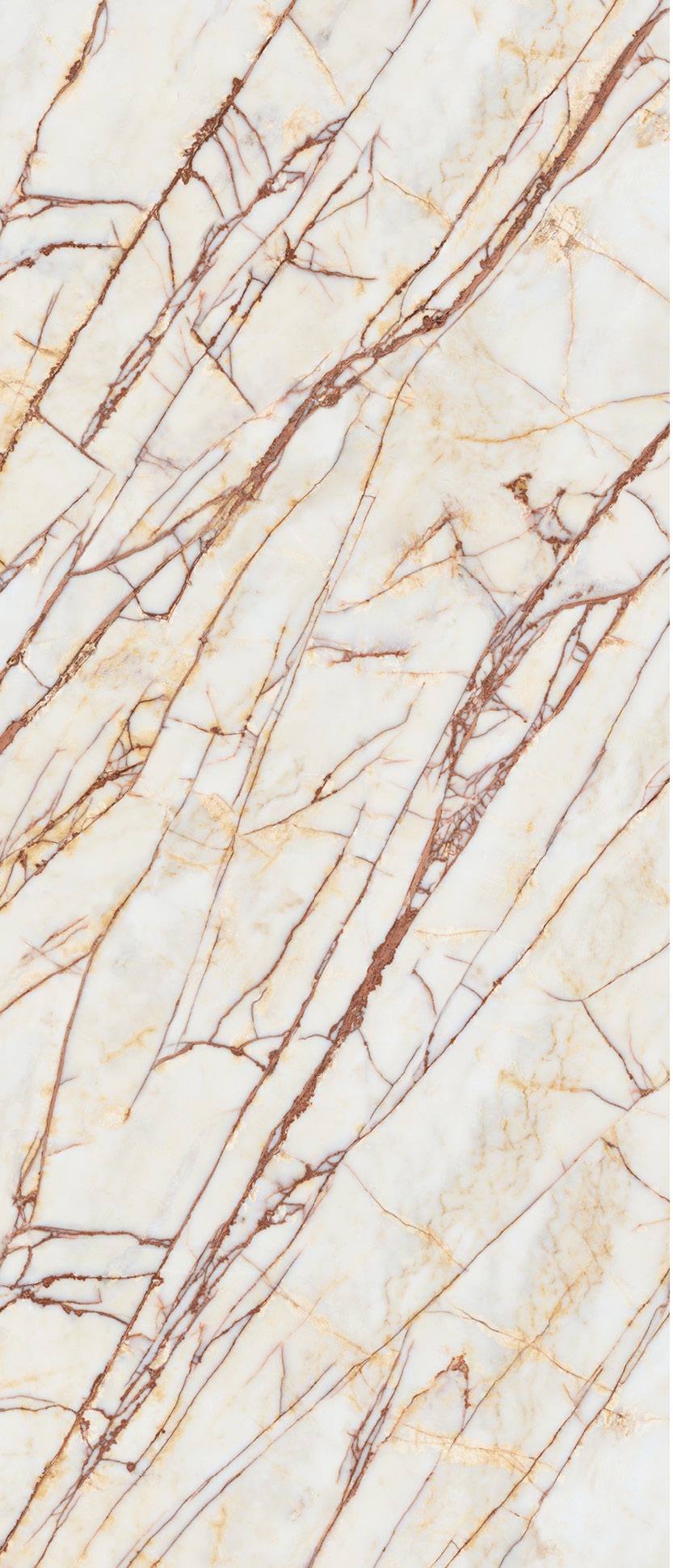 Großformatfliese Ava Bianco Imperiale 120x280cm 6 mm