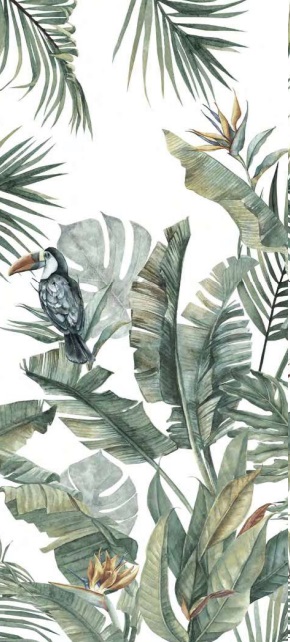 Großformatfliese Impronta Botanica Verde 120x280cm 6 mm