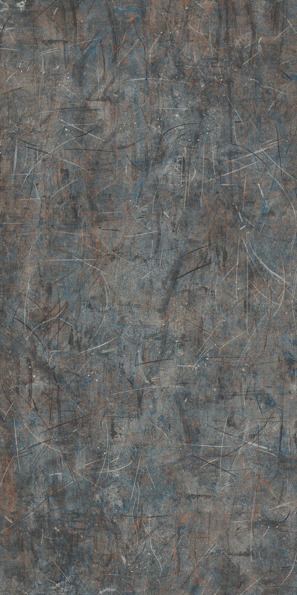 Großformatfliese Ava Scratch Dark Graffiti 120x280cm 6mm