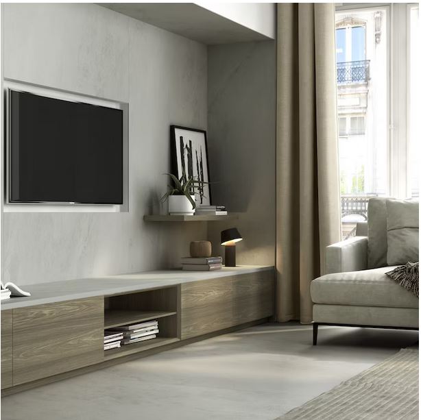 Küchenrückwand (Spritzschutz) aus Keramikplatte Dekton Kovik – matt