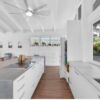 Küchenrückwand (Spritzschutz) aus Keramikplatte Dekton Lunar – matt