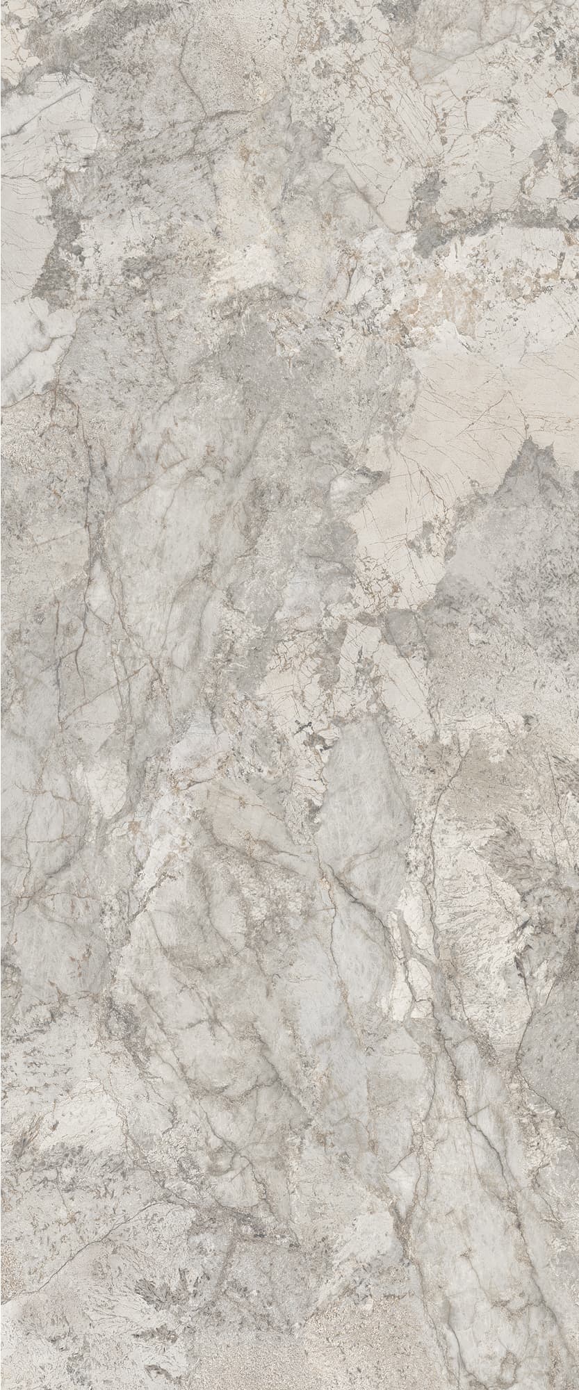 Großformatfliese Ava Gemstone Grey 120x280cm 6 mm