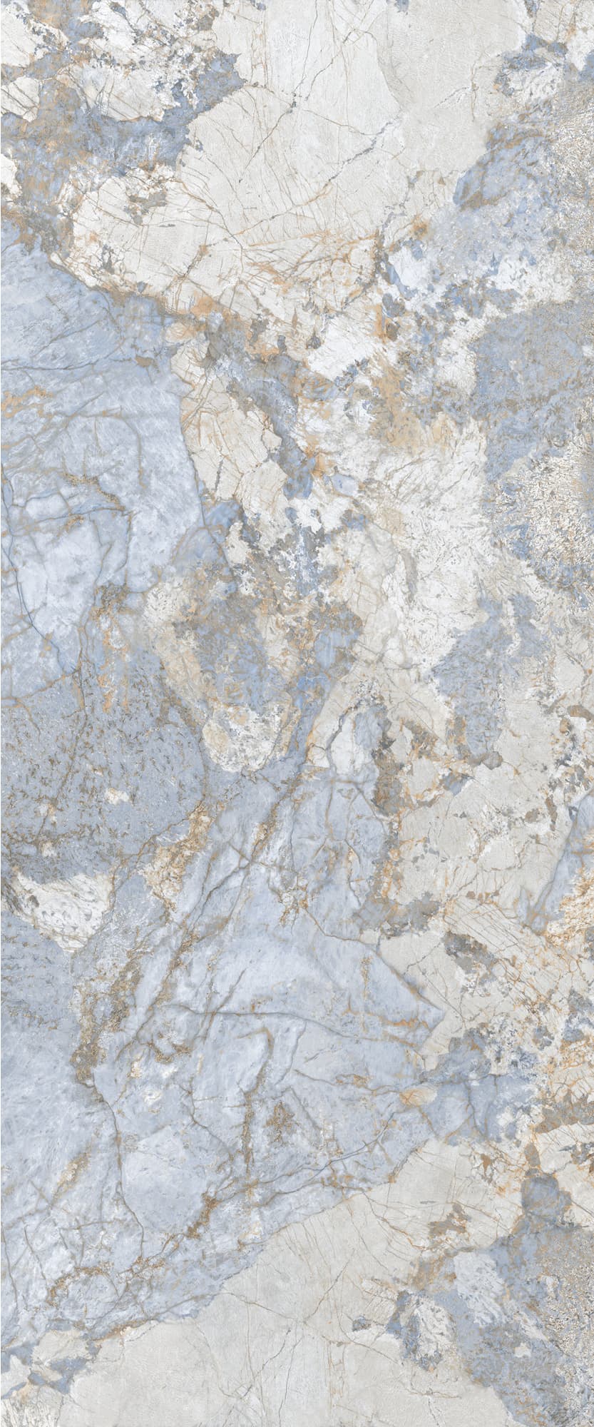 Großformatfliese Ava Gemstone Ocean 120x280cm 6mm