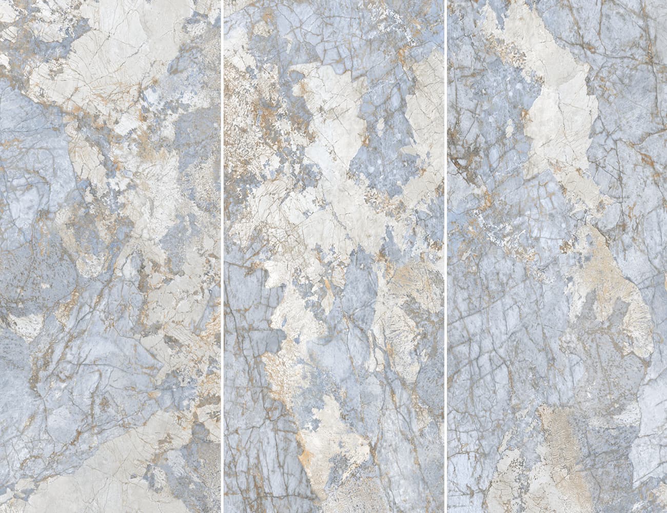 Großformatfliese Ava Gemstone Ocean 120x280cm 6mm