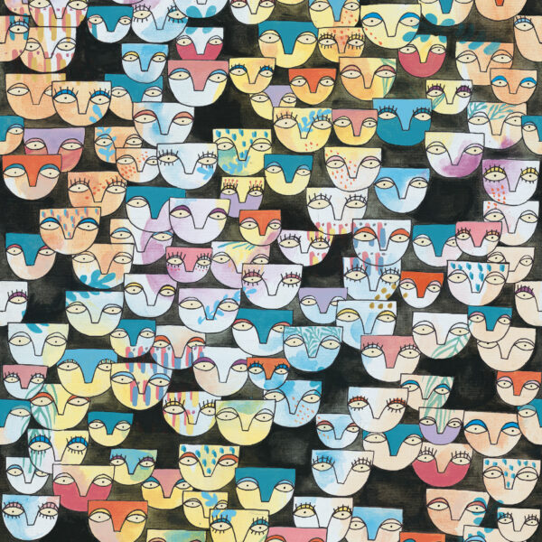 Großformatfliese Mirage Indomita Positive Eyes 120x278cm 6 mm