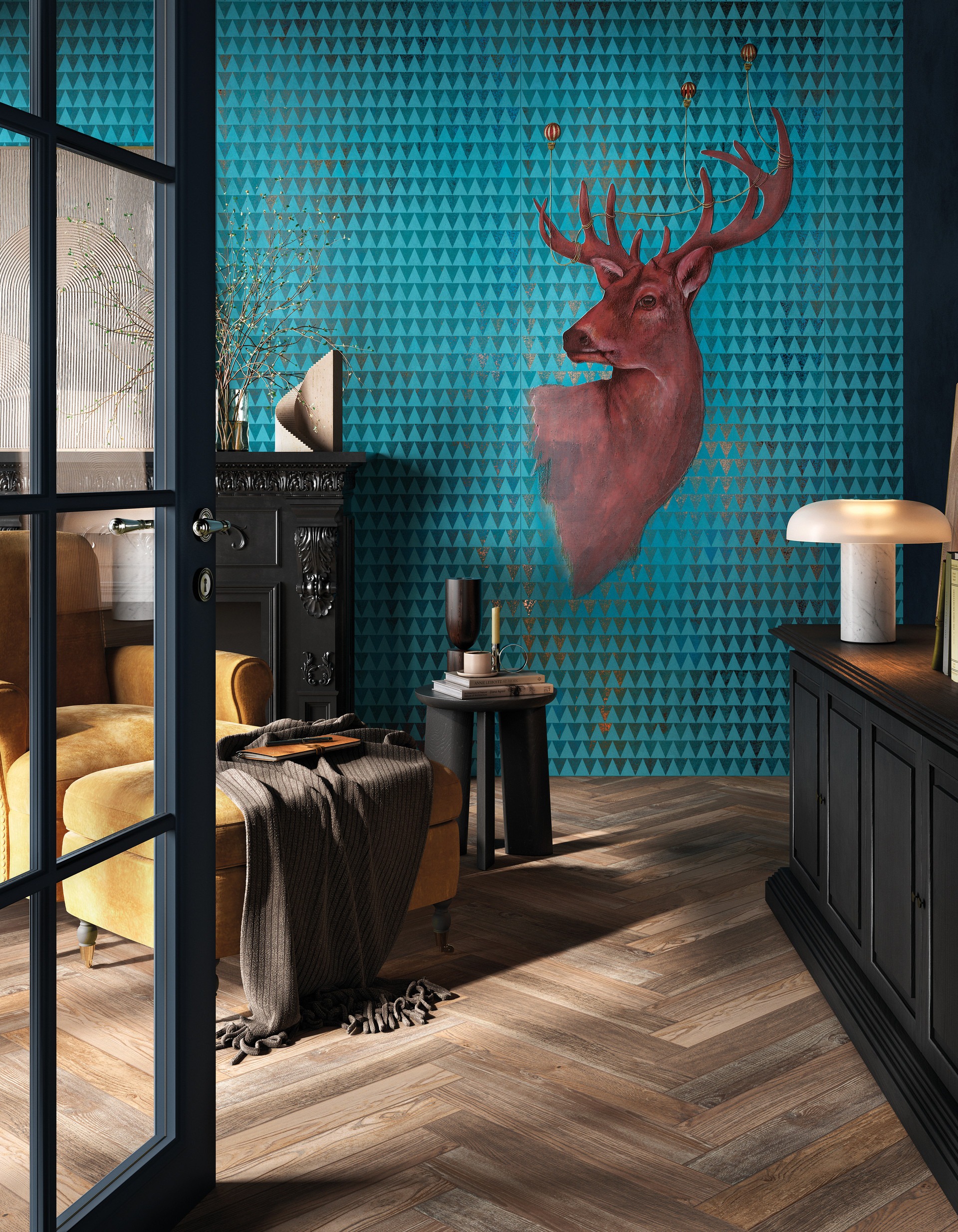 Großformatfliese Mirage Indomita Deer T 120x278cm 6 mm