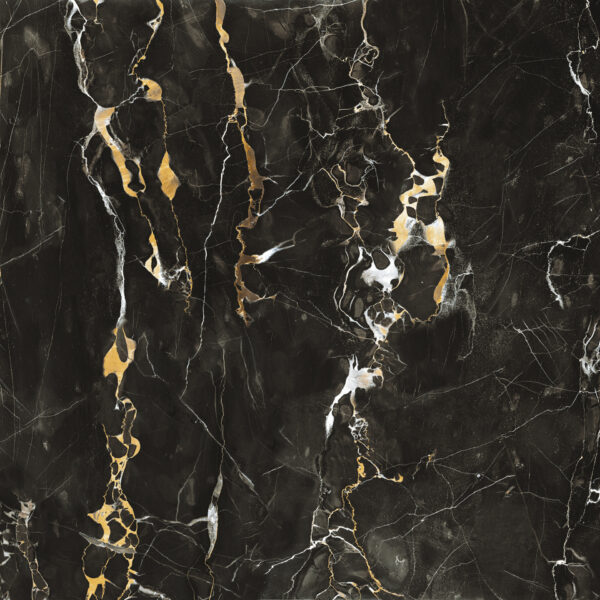 Großformatfliese Mirage Jewels JW11 Black Gold 120x278cm 6 mm