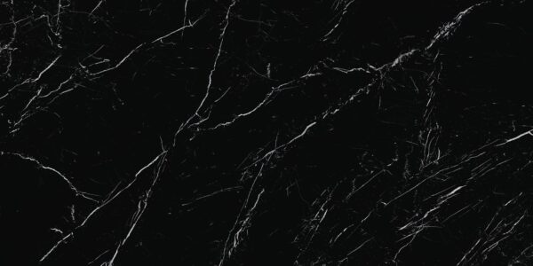 Großkeramikplatten 320 x 160 cm Franko Black Marquina für Arbeitsplatte und Verkleidung