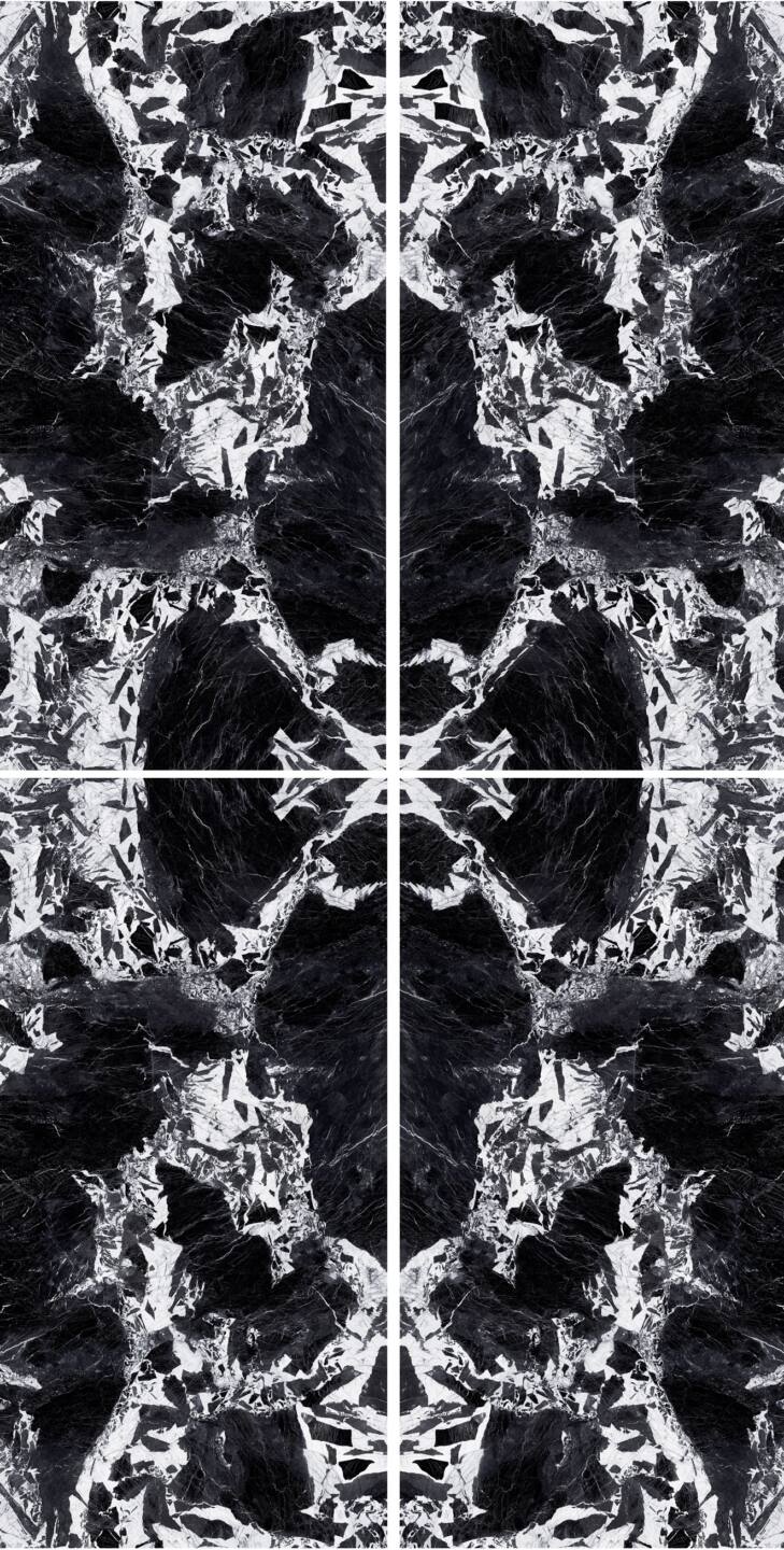 Großkeramikplatten 320 x 160 cm Franko Nero Antique für Arbeitsplatte und Verkleidung