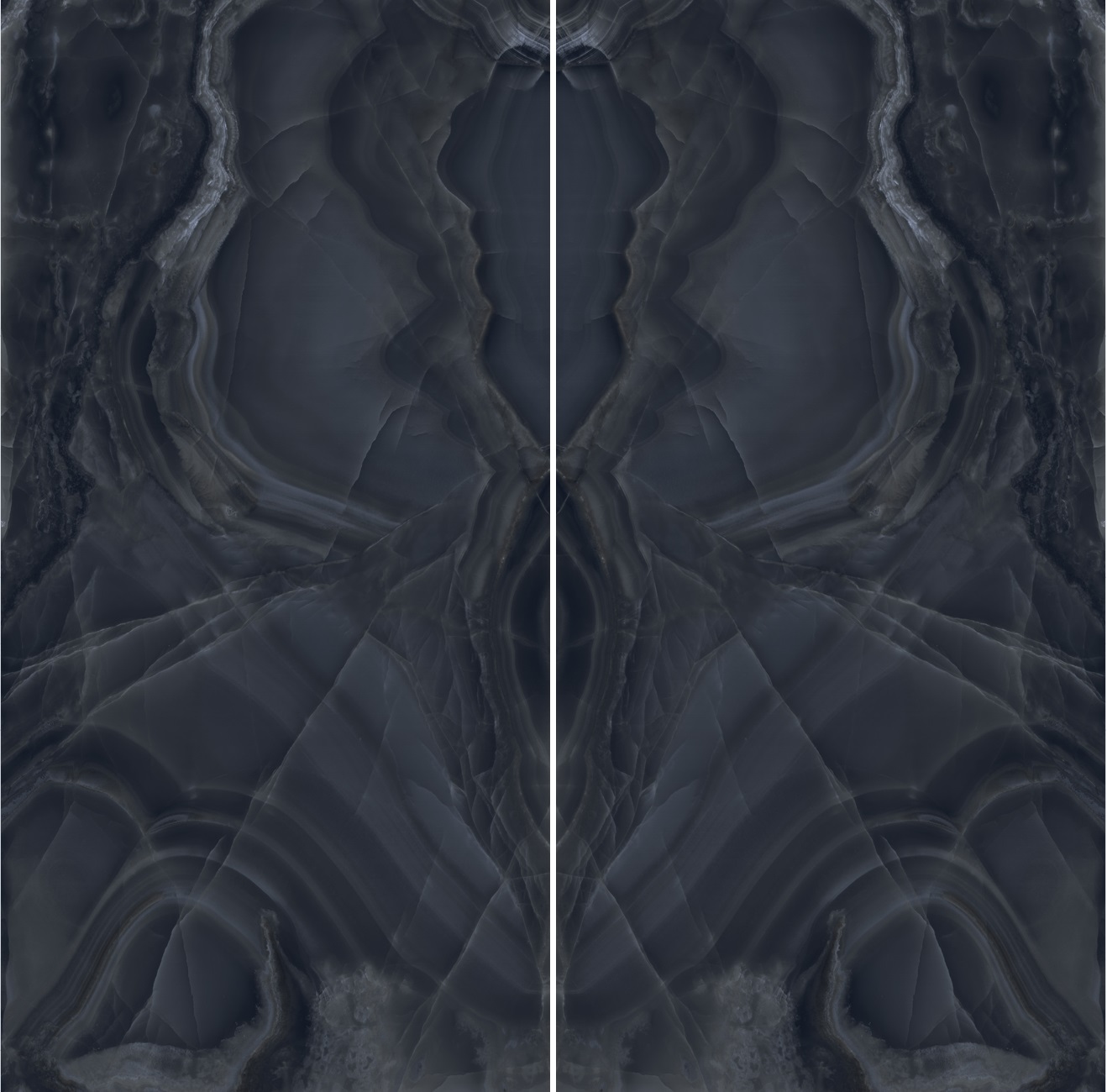 Großkeramikplatten 320 x 160 cm Franko Onice Nero für Arbeitsplatte und Verkleidung