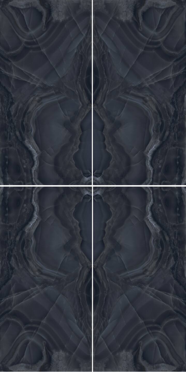 Großkeramikplatten 320 x 160 cm Franko Onice Nero für Arbeitsplatte und Verkleidung