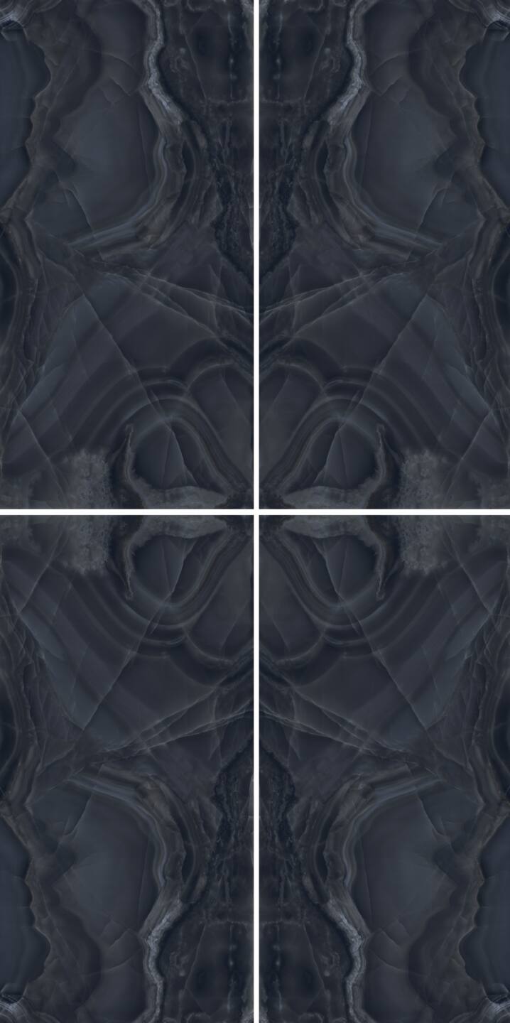 Großkeramikplatten 320 x 160 cm Franko Onice Nero für Arbeitsplatte und Verkleidung
