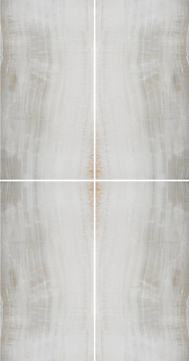 Großkeramikplatten 320 x 160 cm Franko Onice Avorio für Arbeitsplatte und Verkleidung