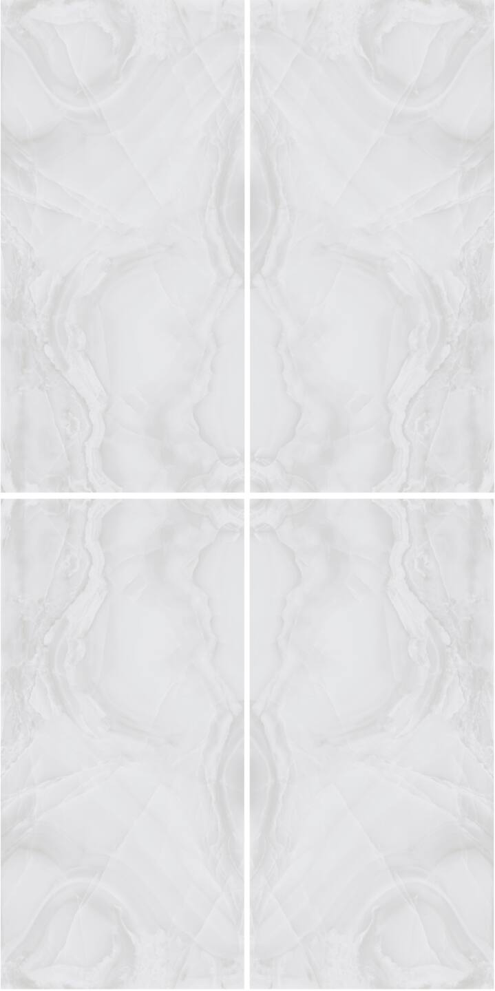 Großkeramikplatten 320 x 160 cm Franko Onice Bianco für Arbeitsplatte und Verkleidung