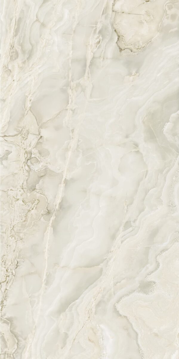 Großformatfliese Ava Onice Avorio 120x280cm 6mm