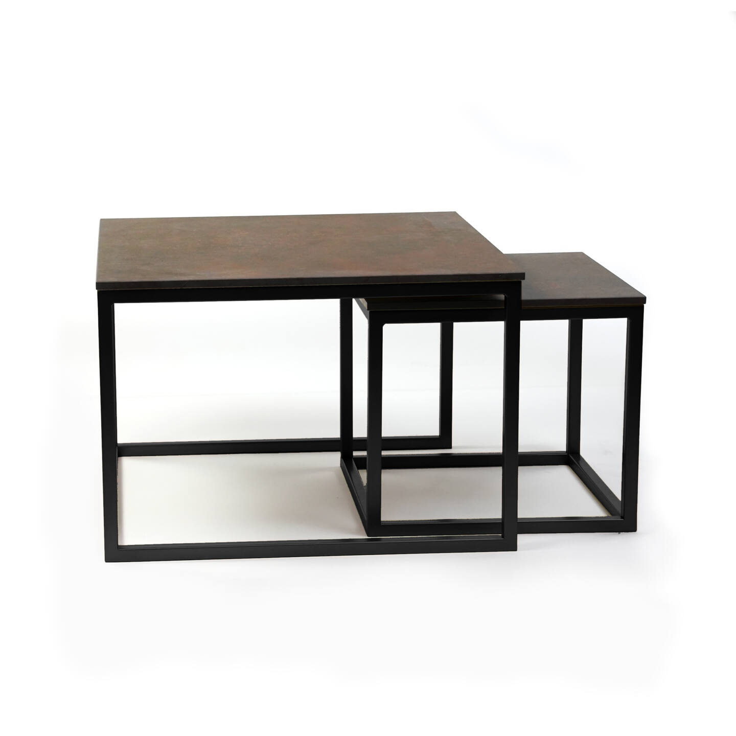 Tisch Franko Kanuhura Keramik Ossido Bruno 60×60 & 40×40