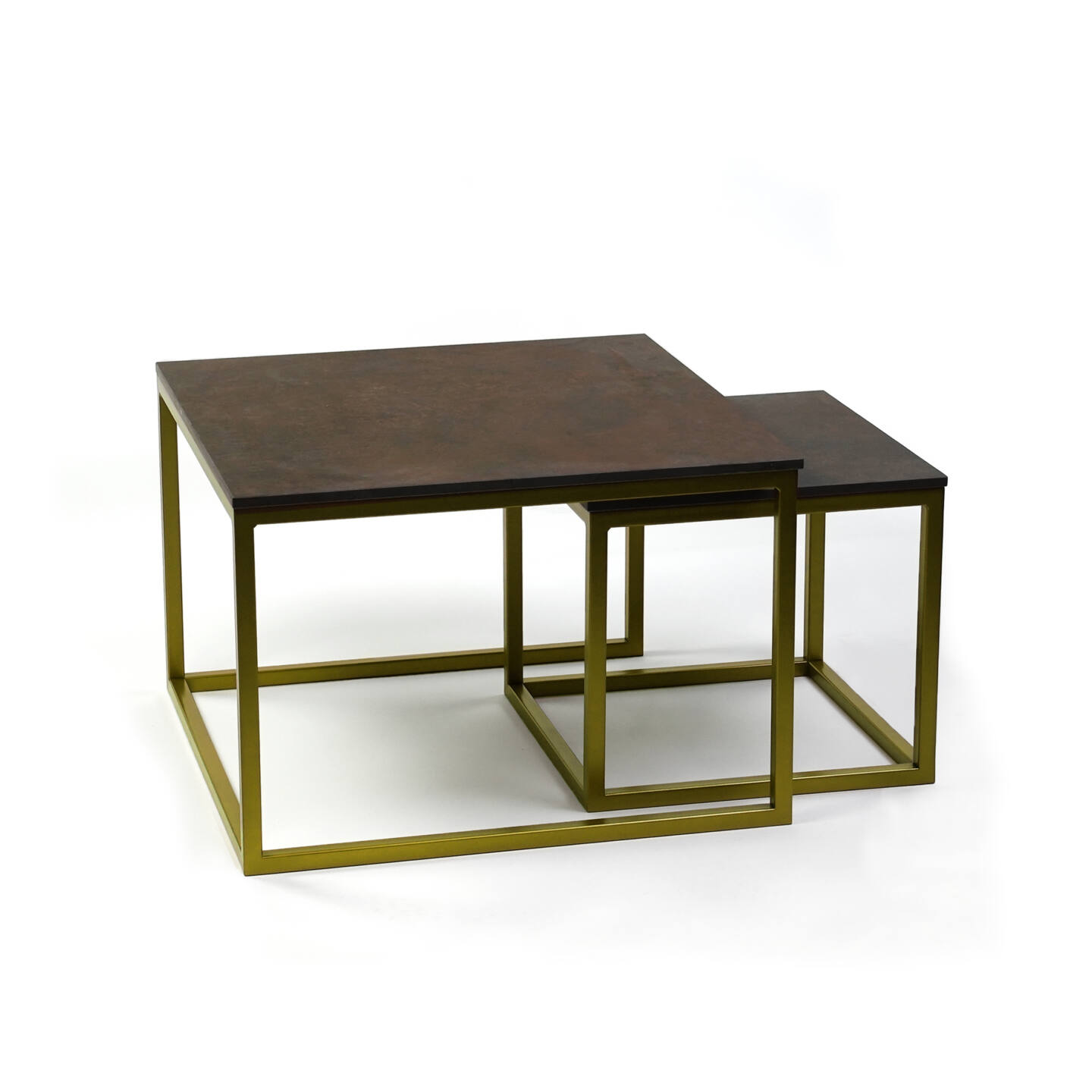 Tisch Franko Kanuhura Keramik Ossido Bruno 60×60 & 40×40