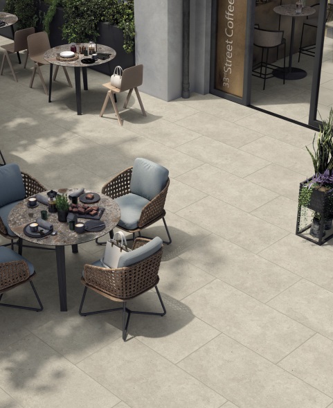 Großformatfliese Mirage Elysian EY03 Beige Catalan 120x278cm 6 mm