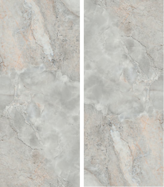 Großformatfliese AB Aura Snow 120x280cm 6 mm oder 7 mm