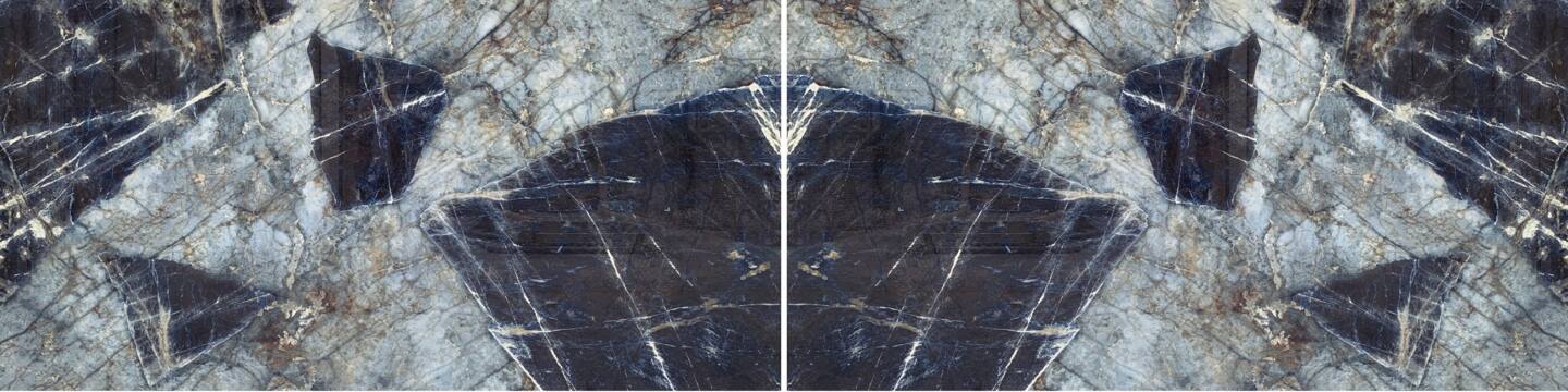Großkeramikplatten 320 x 160 cm Franko Cristallo Azzurro für Arbeitsplatte und Verkleidung