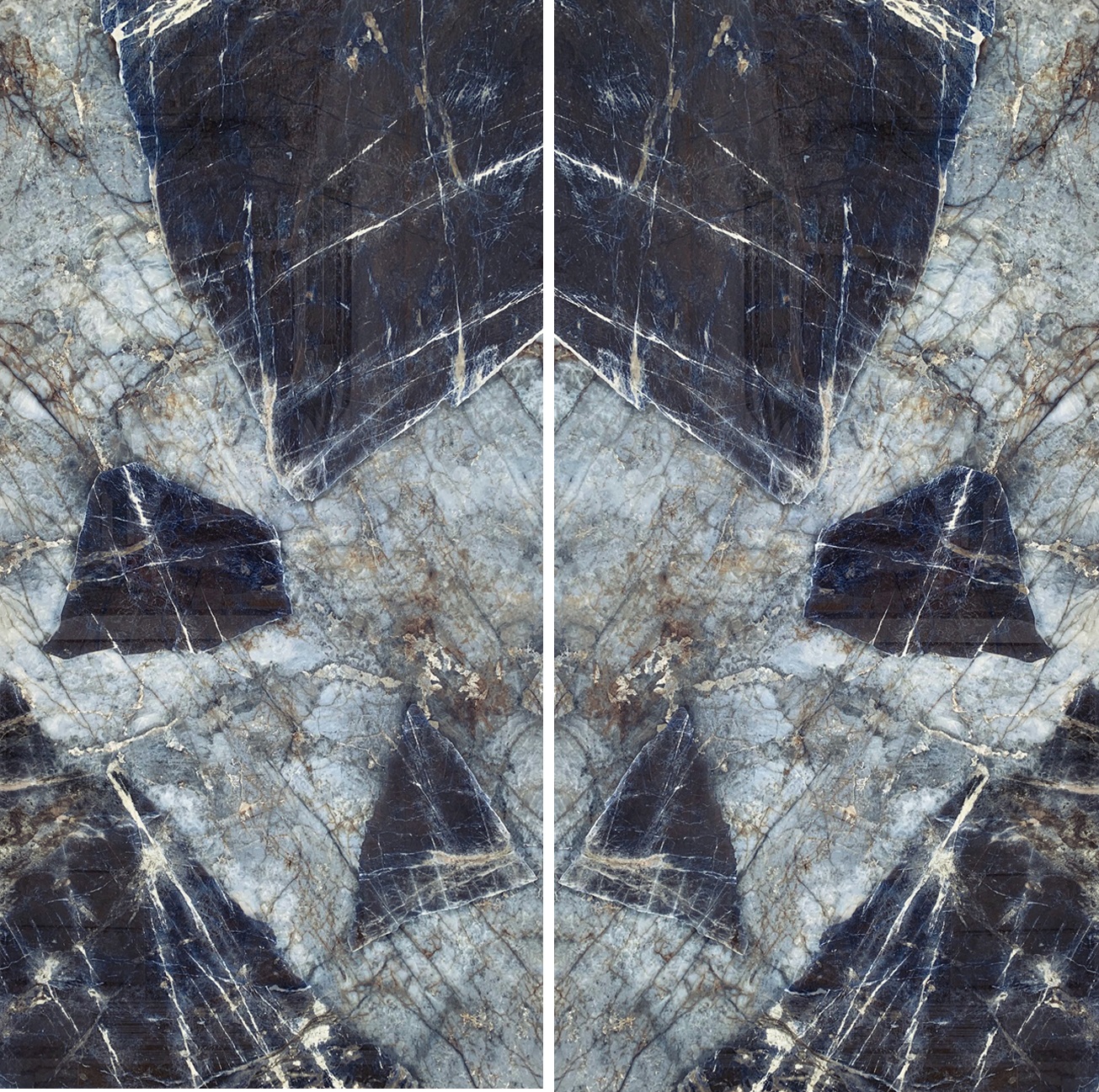 Großkeramikplatten 320 x 160 cm Franko Cristallo Azzurro für Arbeitsplatte und Verkleidung