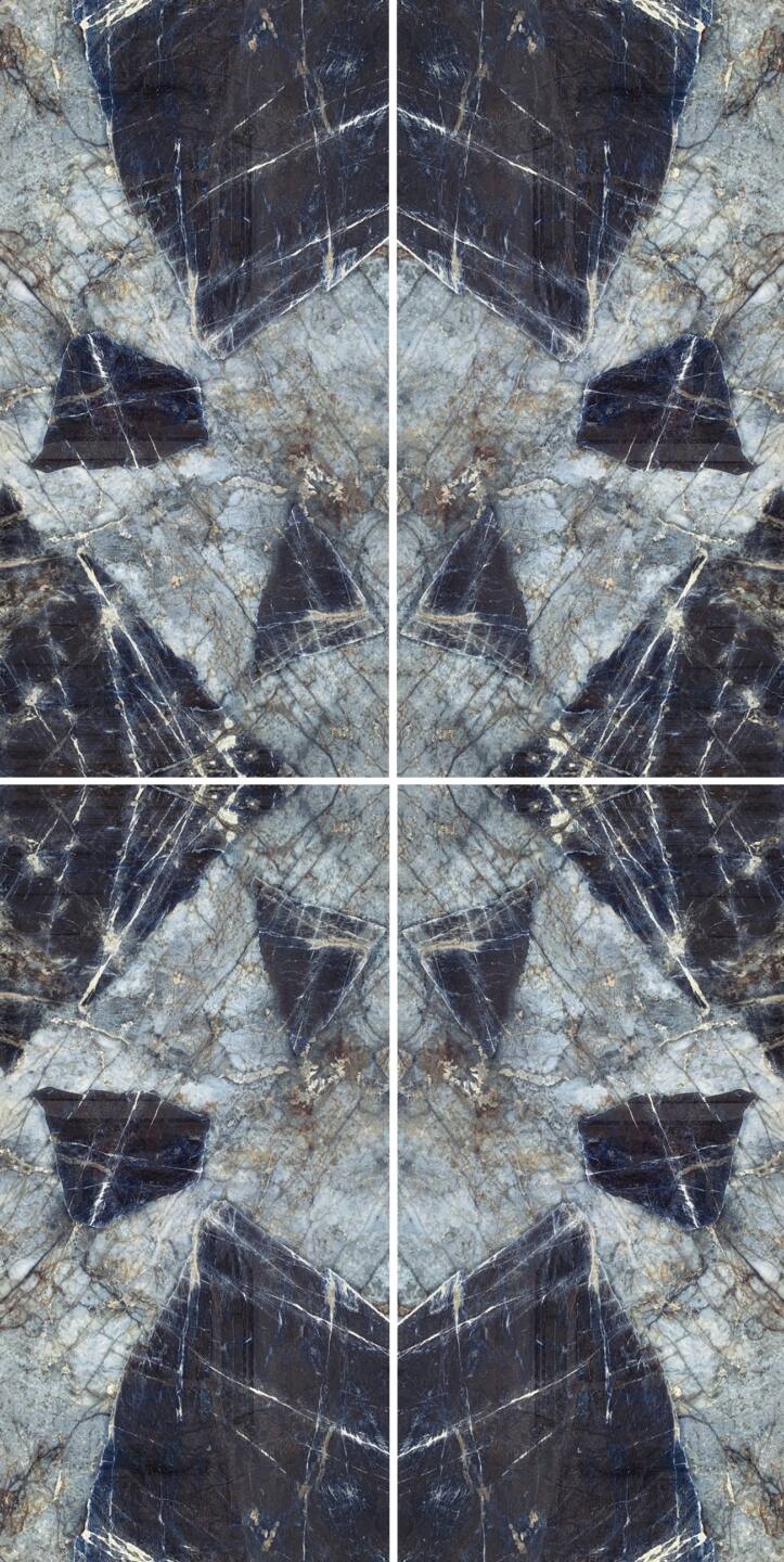 Großkeramikplatten 320 x 160 cm Franko Cristallo Azzurro für Arbeitsplatte und Verkleidung