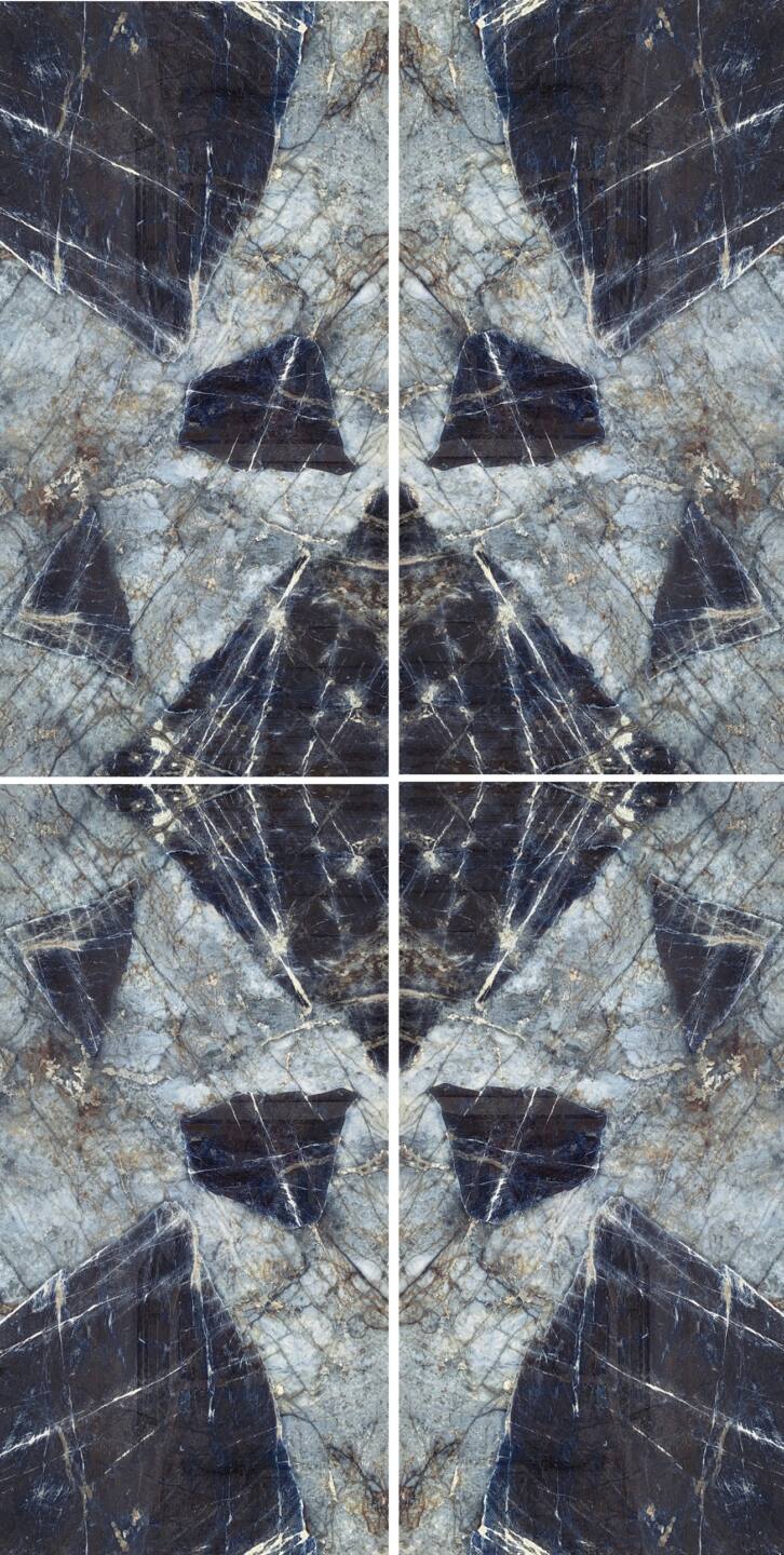 Großkeramikplatten 320 x 160 cm Franko Cristallo Azzurro für Arbeitsplatte und Verkleidung