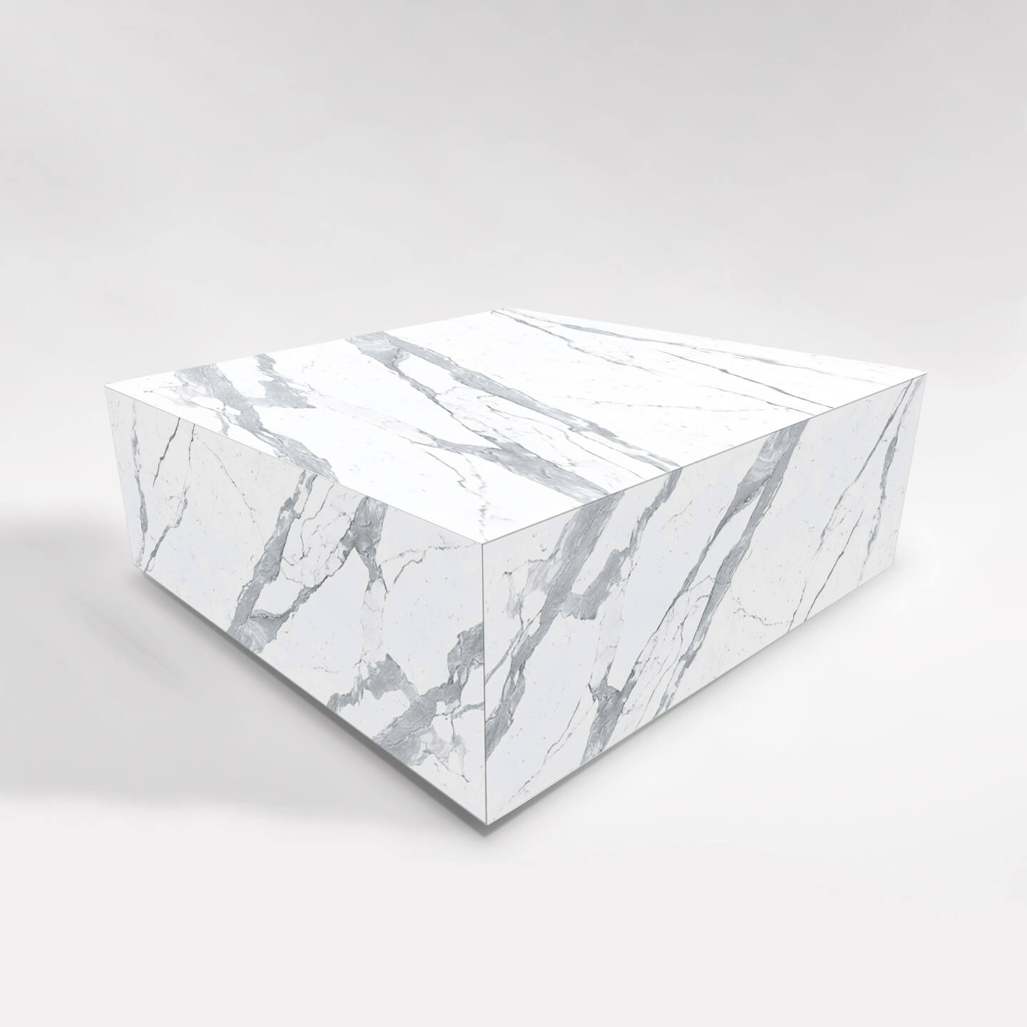 Tisch Franko Neyo aus Franko Keramik Bianco Statuario Venato 60×60