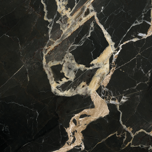 Großformatfliese Mirage Jewels JW11  Black Gold 120x280cm 6 mm