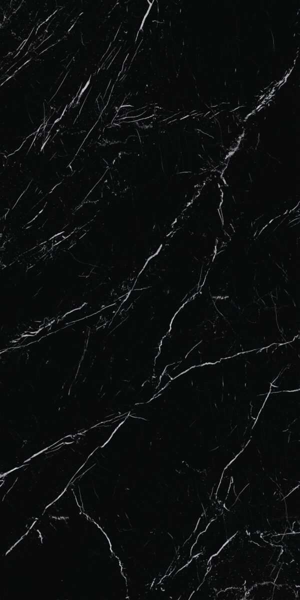 Großformatfliese Franko Black Marquina 160x320cm 6 mm