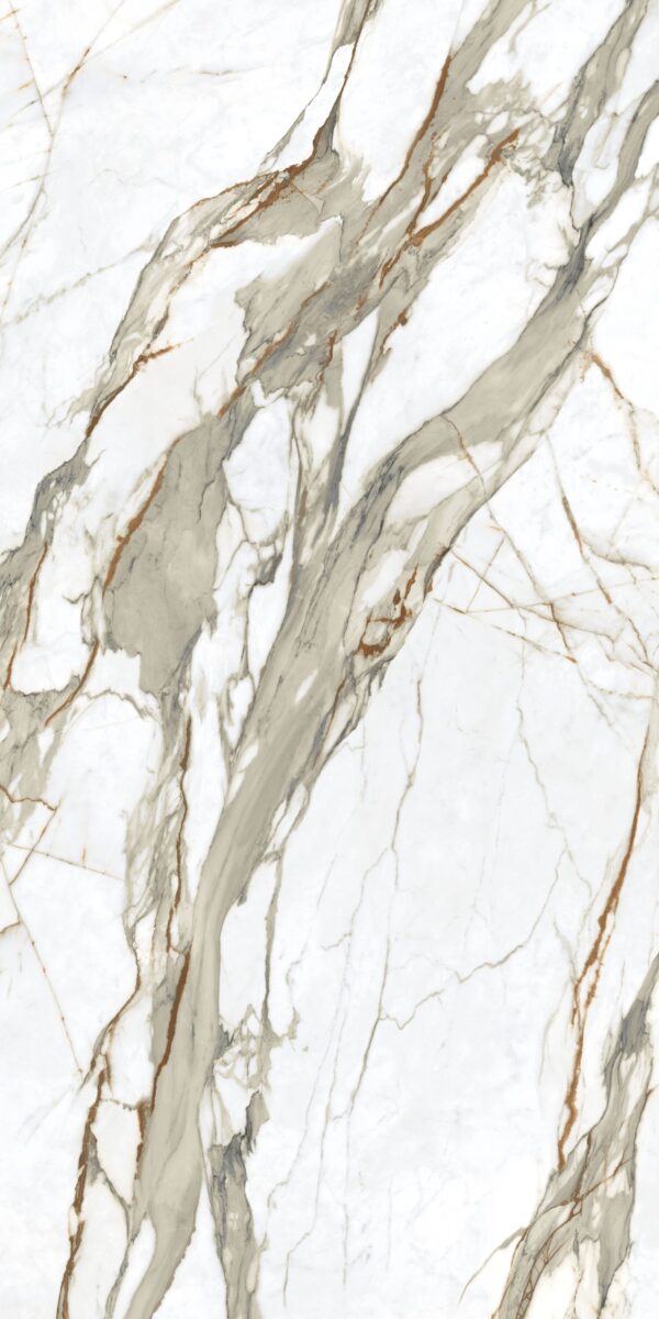 Großformatfliese Franko Calacatta Aura 160x320cm 6 mm