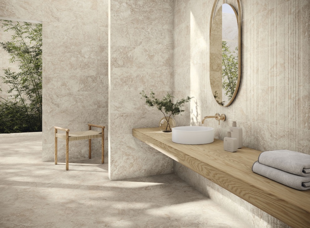 Großformatfliese Baldocer Canyon Beige 120x260cm 6 mm