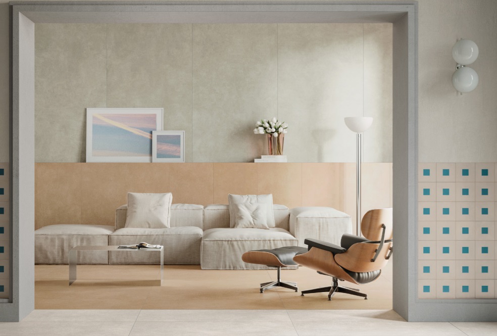 Großformatfliese Mirage Glocal GC01 Clear 120×278 cm oder 160x320cm 6 mm
