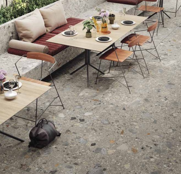Großformatfliese Mirage Norr RR05 Farge 120×278 cm 6 mm