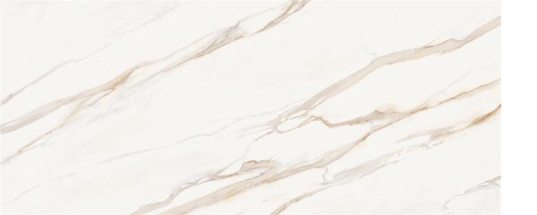 Großformatfliese Alaplana Classic Gold White 120x280cm 6 mm