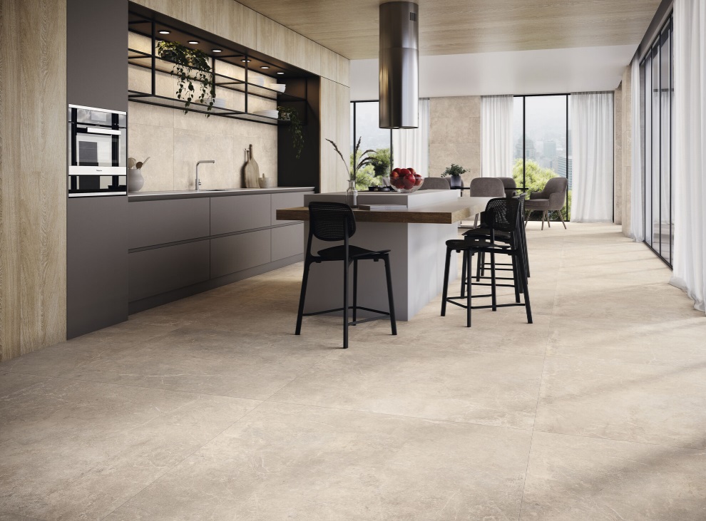 Großformatfliese Baldocer Concept Cream 120x260cm 6 mm oder 7 mm