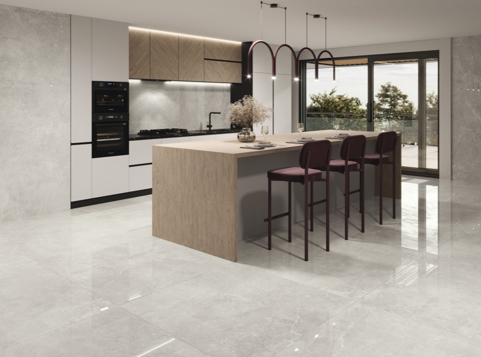 Großformatfliese Baldocer Concept Pearl 120x260cm 6 mm oder 7 mm
