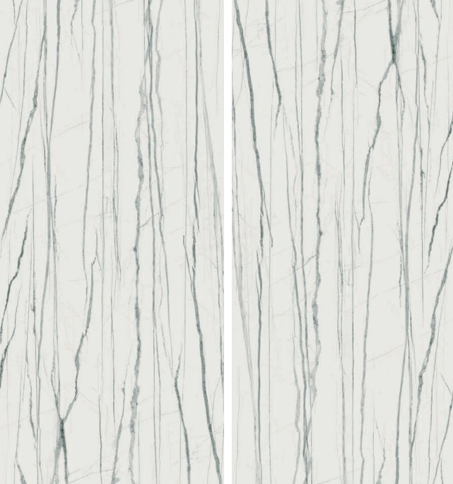 Großformatfliese AB Daren Blanc 120x260cm 7 mm