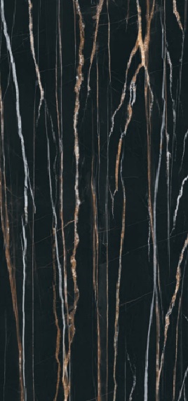 Großformatfliese AB Daren Noir 120x260cm 7 mm